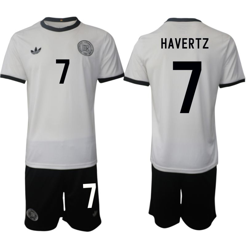 Men 2025-2026 Season Germany home white #7 Soccer Jersey->germany jersey->Soccer Country Jersey